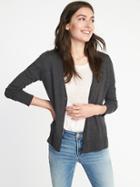 Old Navy Womens Button-front V-neck Cardi For Women Charcoal Size Xs