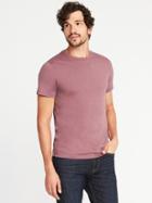 Old Navy Mens Soft-washed Crew-neck Tee For Men Frosty Plum Size L