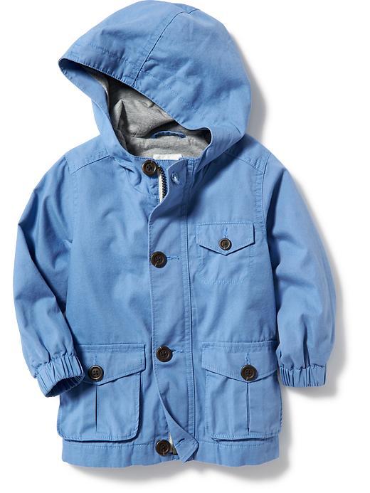 Old Navy Hooded Twill Anorak - Blues Traveler