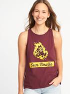Old Navy Womens College-team Graphic High-neck Tank For Women Arizona State Size L