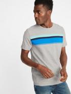 Old Navy Mens Soft-washed Perfect-fit Crew-neck Tee For Men Medium Gray Heather Size Xl