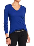 Old Navy Womens Perfect V Neck Tees - Bluetiful