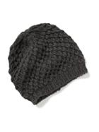 Old Navy Knitted Honeycomb Beanie For Women - Charcoal Heather