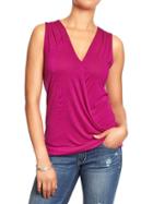 Old Navy Womens Sleeveless Cross Front Tops - Infuschion