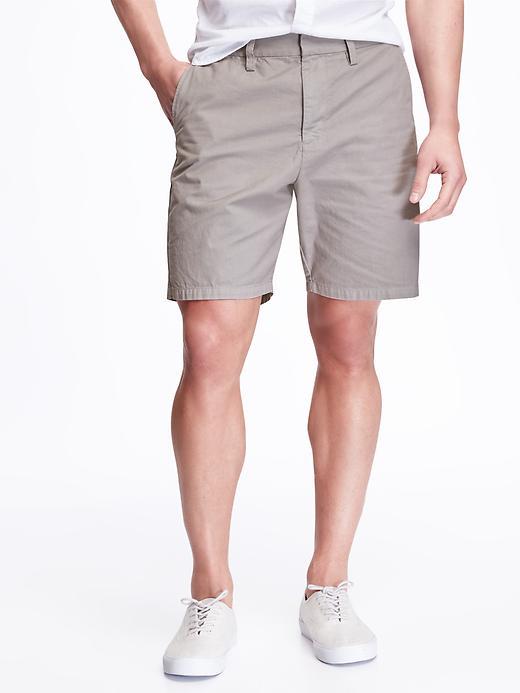 Old Navy Soft Washed Twill Shorts For Men - Cliff Hanger