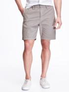 Old Navy Soft Washed Twill Shorts For Men - Cliff Hanger