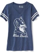 Old Navy College Team Graphic V Neck Tee For Women - Duke University