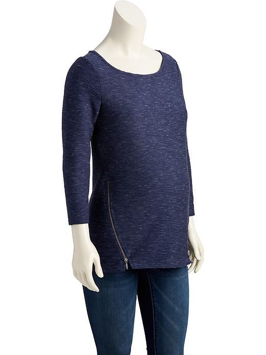 Old Navy Side Zip Textured Top - Over The Moon