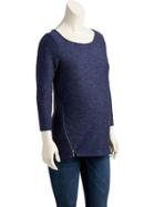 Old Navy Side Zip Textured Top - Over The Moon