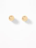 Gold-toned Ball Stud Earrings For Women
