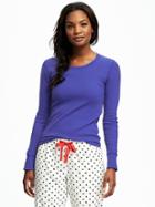 Old Navy Waffle Knit Tee For Women - Ultraviolet 2