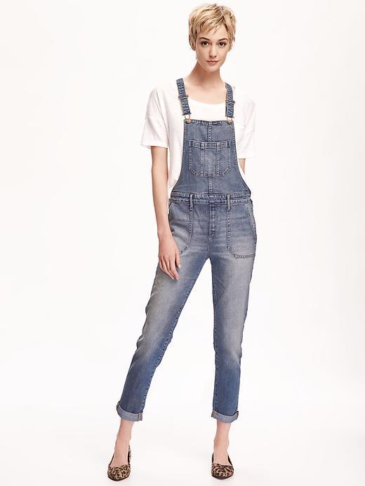 Old Navy Skinny Denim Overalls For Women - Salt Point