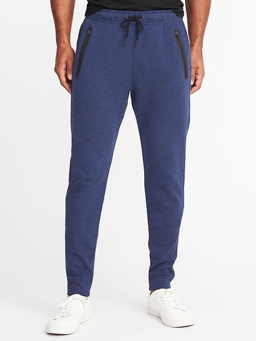 Old Navy Mens Go-dry Tech-fleece Joggers For Men Blue Camouflage Size S