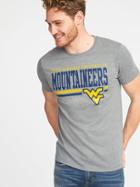 Old Navy Mens College Team Graphic Tee For Men West Virginia Univ. Size M