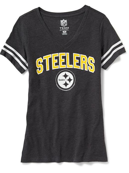 Old Navy Nfl V Neck Tee For Women - Steelers