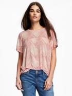 Old Navy Square Tee For Women - Pink Print
