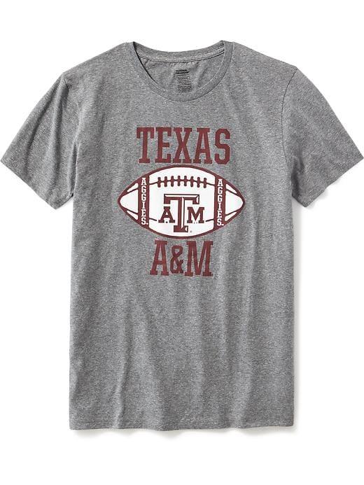 Old Navy Mens Ncaa Graphic Tee For Men Texas A&m Size S
