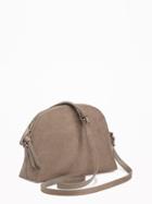 Old Navy Sueded Half Moon Crossbody Bag For Women - New Taupe