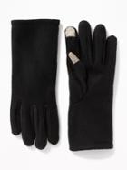 Old Navy Womens Text-friendly Go-warm Performance Fleece Gloves For Women Blackjack Size One Size