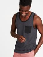 Old Navy Mens Regular-fit Pocket Tank For Men Blackjack Size Xl