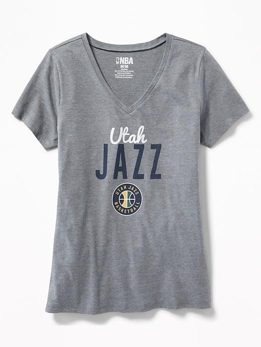 Old Navy Womens Nba Team V-neck Tee For Women Jazz Size Xxl