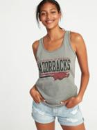 Old Navy Womens College-team Mascot Tank For Women Arkansas Size L
