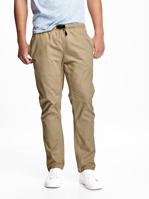 Old Navy Elasticized Waist Twill Pants - Shore Enough