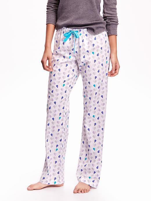 Old Navy Printed Poplin Pj Pants - Multi Cool