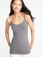 Old Navy Womens First-layer Fitted Cami Tunic For Women Blank Slate Size Xs