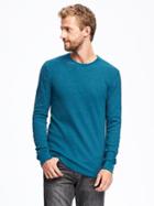 Old Navy Waffle Knit Tee For Men - Ideal Teal