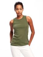 Old Navy Semi Fitted Tank For Women - Green Days