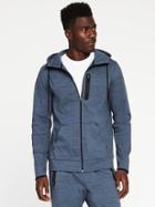 Old Navy Mens Go-dry Fleece Zip Hoodie For Men Navy Heather Size L