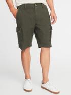 Old Navy Mens Broken-in Built-in Flex Ripstop Cargo Shorts For Men (10) Ancient Forest Size 28w