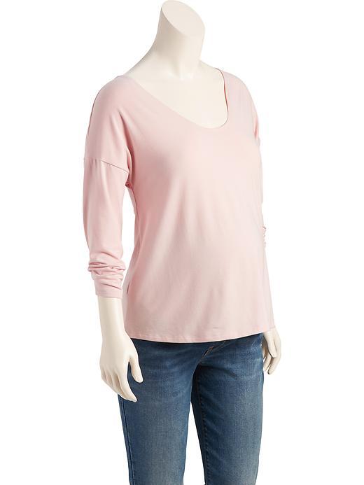 Old Navy Drop Shoulder Tee Size L - Pink Elephant