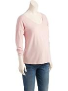 Old Navy Drop Shoulder Tee Size L - Pink Elephant
