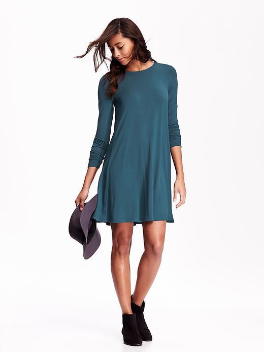 Old Navy Womens Swing Dresses Size L Tall - Kelp Forest