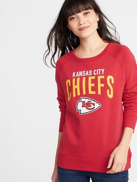 Old Navy Womens Nfl Team-graphic Sweatshirt For Women Kansas City Chiefs Size Xs