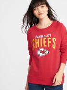 Old Navy Womens Nfl Team-graphic Sweatshirt For Women Kansas City Chiefs Size Xs