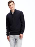 Old Navy Mock Neck 1/4 Zip Pullover For Men - Big Navy