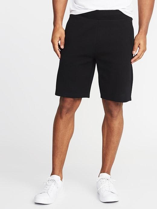 Old Navy Mens Go-dry Fleece Performance Shorts For Men Black Size Xxl