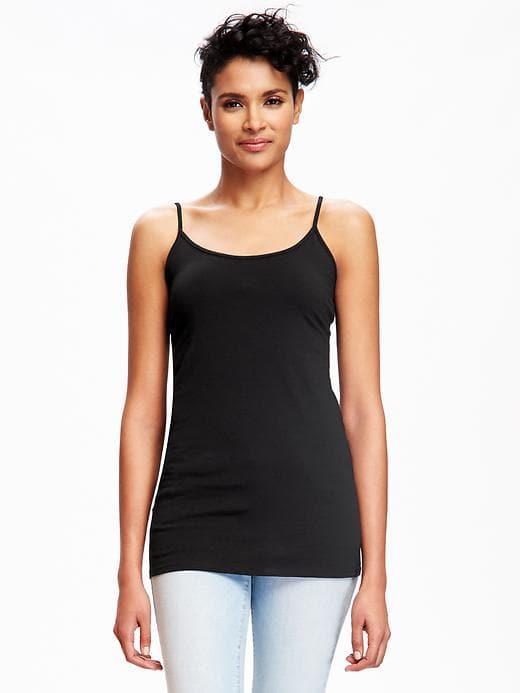 Old Navy Womens First-layer Fitted Cami Tunic For Women Blackjack Size Xxl
