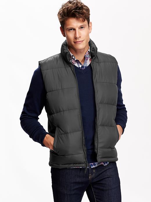 Old Navy Mens Frost Free Quilted Vest Size Xxl Big - Panther