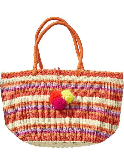Old Navy Womens Straw Totes Size One Size - Tan Combo