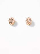 Old Navy Womens Crystal-stud Earrings For Women Peach Size One Size