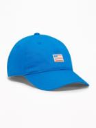 Embroidered Graphic Twill Baseball Cap For Men