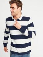 Striped Thick-knit Jersey Rugby For Men