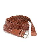 Old Navy Braided Faux Leather Belt For Women - New Cognac