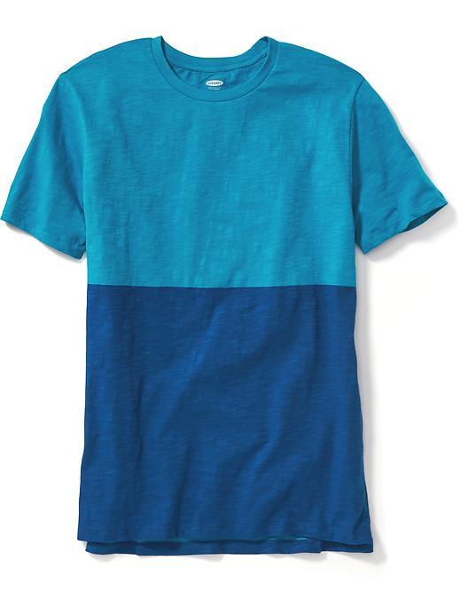 Old Navy Striped Slub Knit Tee For Men - Stars