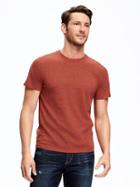 Old Navy Soft Washed Crew Neck Tee For Men - Red