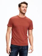 Old Navy Soft Washed Crew Neck Tee For Men - Red